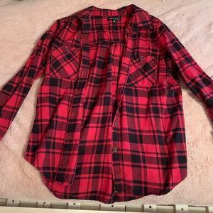 Kendall & Kylie Red/Black Flannel
